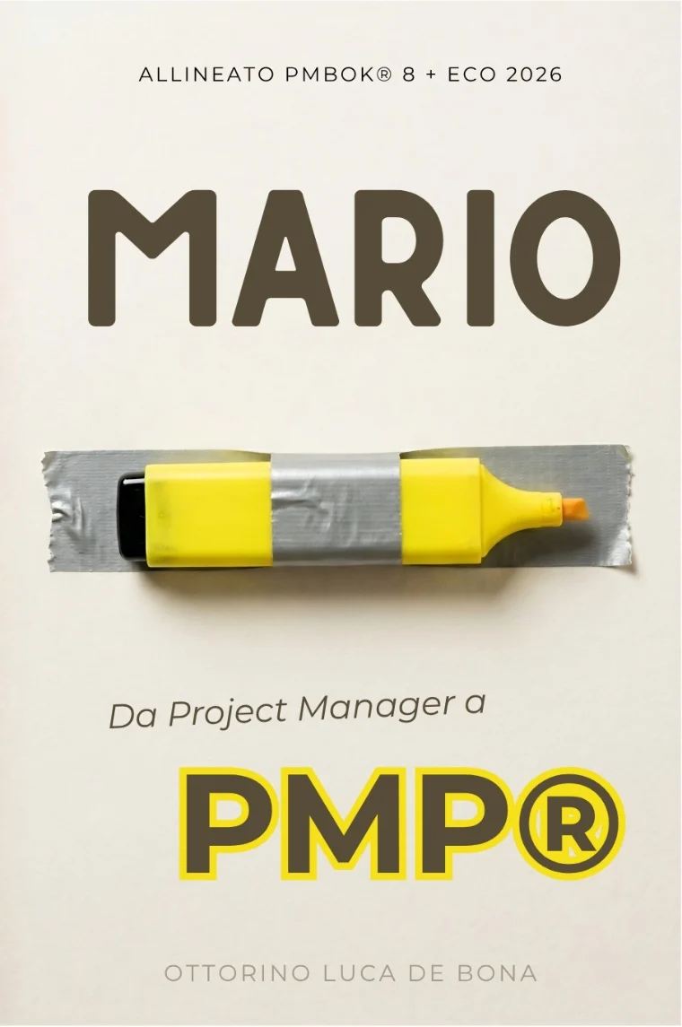 MARIO — Da Project Manager a PMP®: la copertina del libro